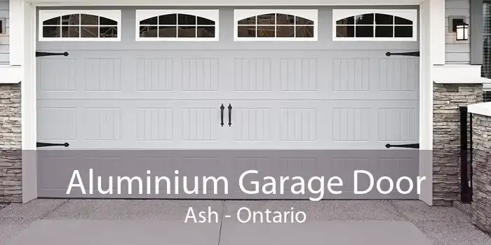 Aluminium Garage Door Ash - Ontario