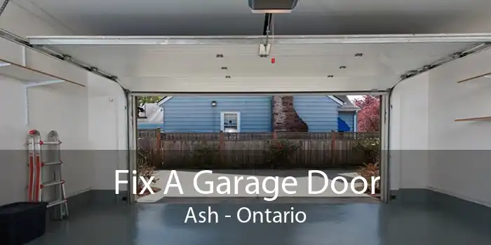 Fix A Garage Door Ash - Ontario