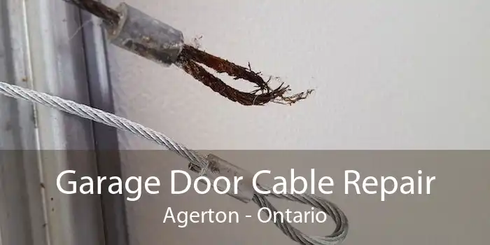 Garage Door Cable Repair Agerton - Ontario