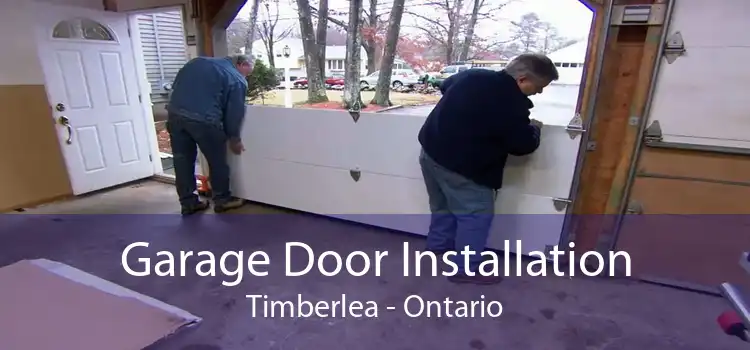 Garage Door Installation Timberlea - Ontario