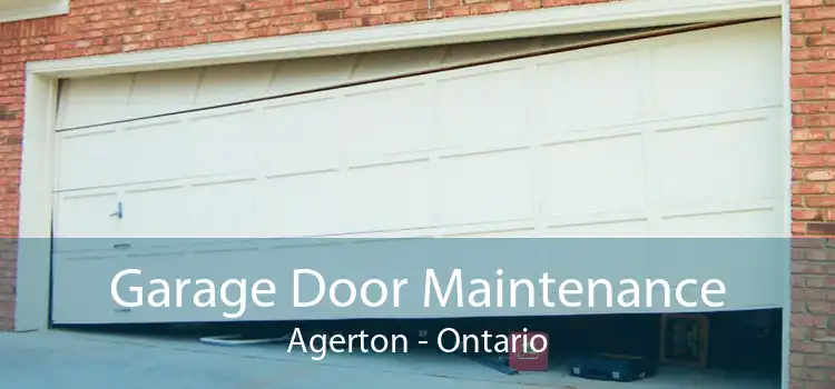Garage Door Maintenance Agerton - Ontario