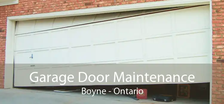 Garage Door Maintenance Boyne - Ontario