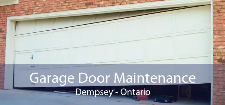 Garage Door Maintenance Dempsey - Ontario
