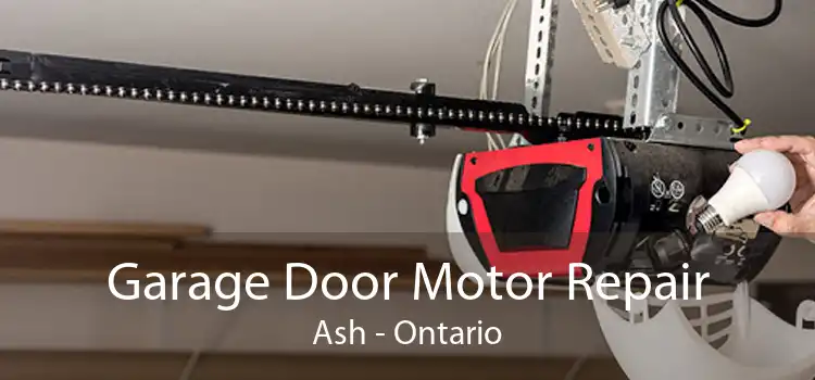 Garage Door Motor Repair Ash - Ontario