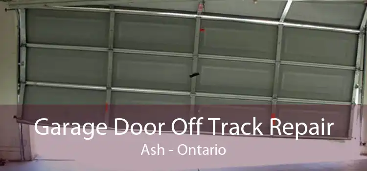 Garage Door Off Track Repair Ash - Ontario