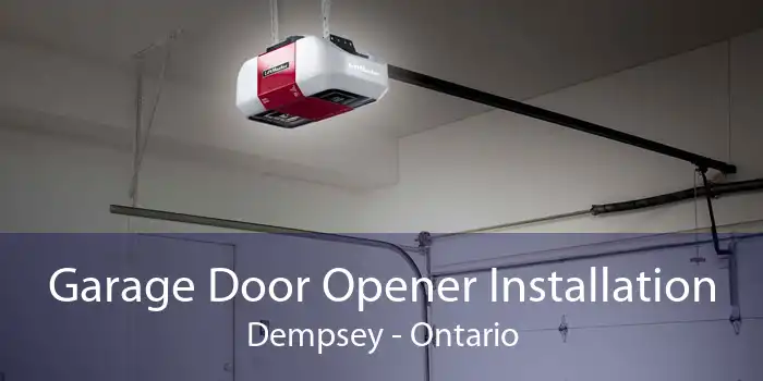 Garage Door Opener Installation Dempsey - Ontario