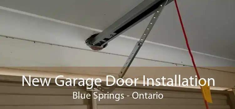 New Garage Door Installation Blue Springs - Ontario