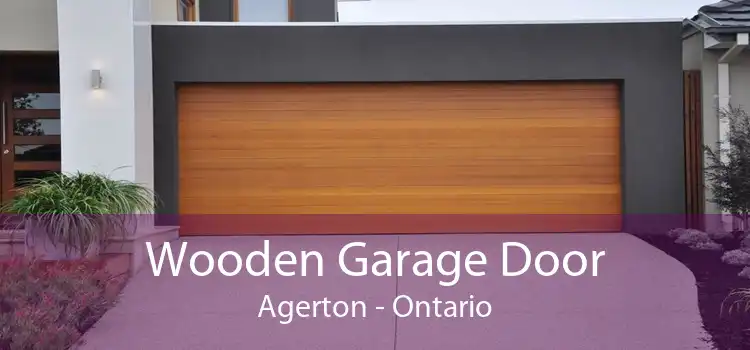Wooden Garage Door Agerton - Ontario
