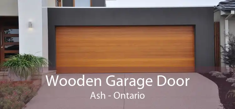 Wooden Garage Door Ash - Ontario