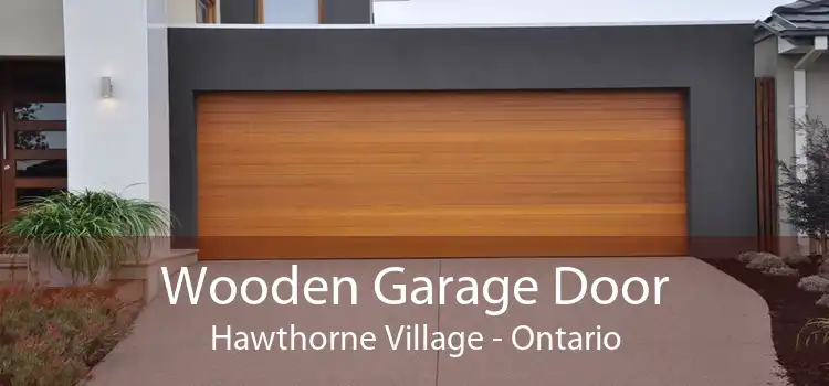 Wooden Garage Door Hawthorne Village - Ontario