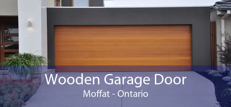 Wooden Garage Door Moffat - Ontario