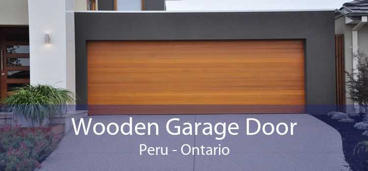 Wooden Garage Door Peru - Ontario