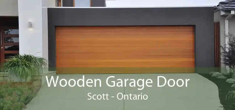 Wooden Garage Door Scott - Ontario
